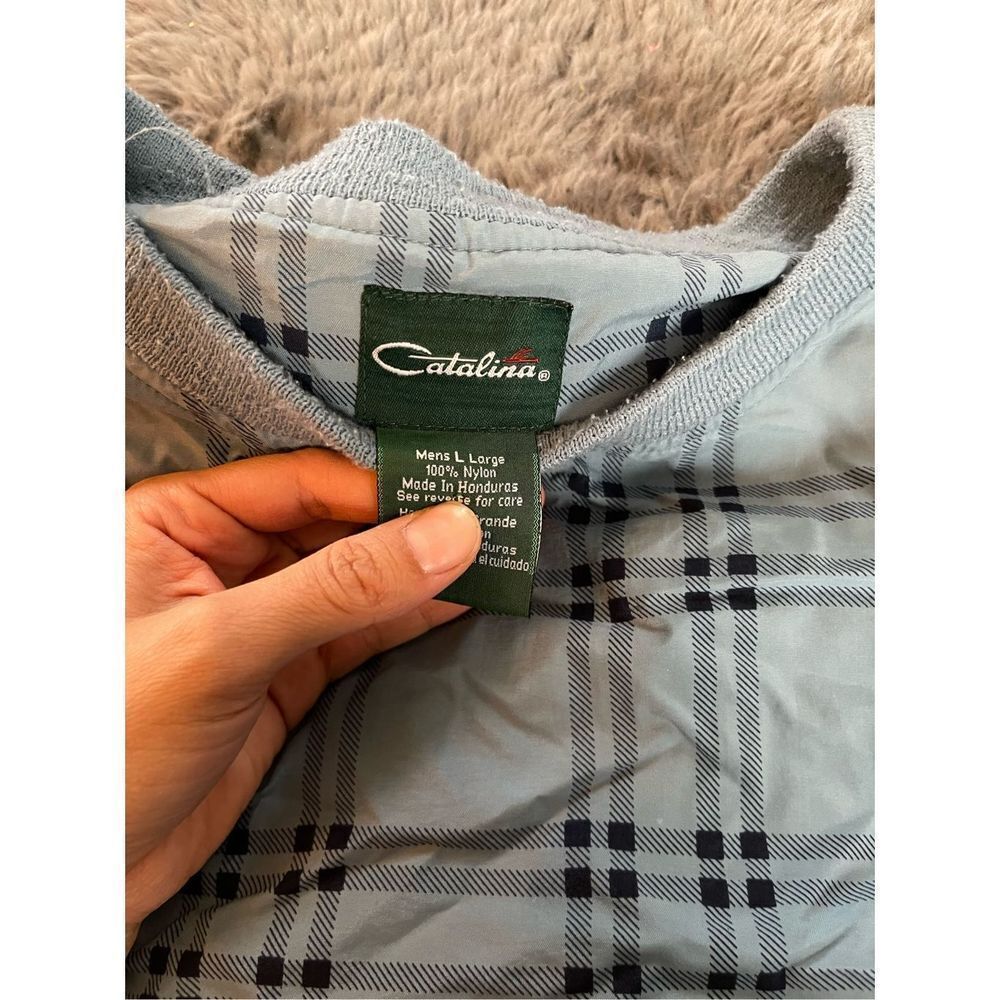 Vintage Catalina golf plaid windbreaker size large - Picture 4 of 7